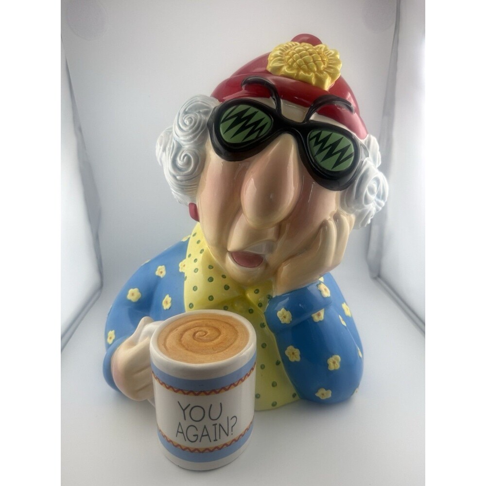 Hallmark Maxine YOU AGAIN Cookie Jar Large Coffee Mug Ceramic Multicolor Decor